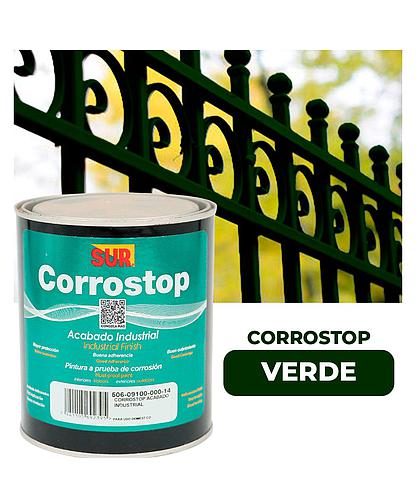 ANTICORROSIVO CORROSTOP 9100 VERDE 1/4 GAL. SUR (NC)