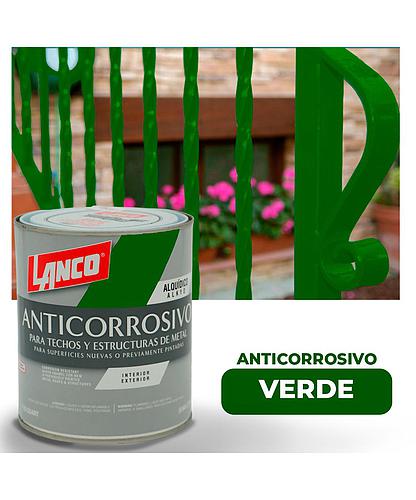 ANTICORROSIVO MATE PLUS VERDE 1/4 LANCO (NC)