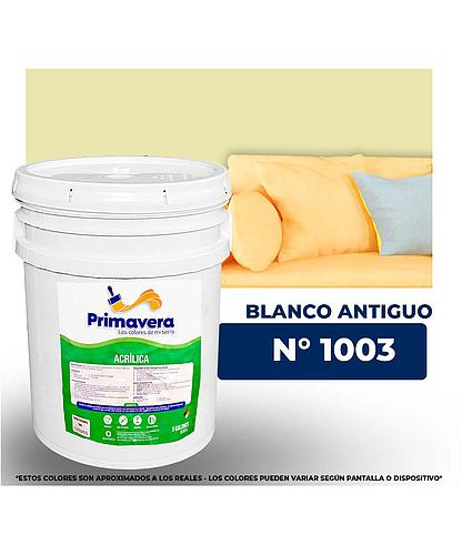VINILICA PRIMAVERA BLANCO ANTIG. Nº 1003 CUB. (NC)