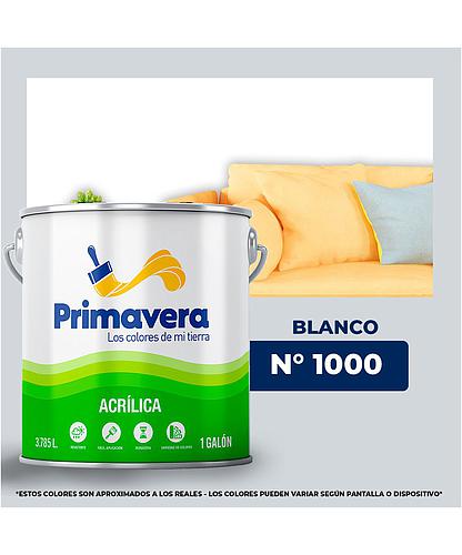 VINILICA PRIMAVERA BLANCO Nº 1000 GALON (NC)