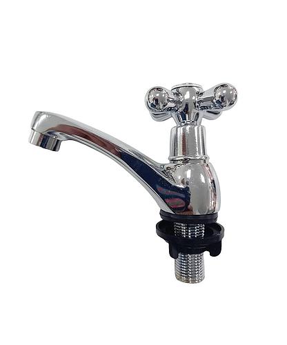 LLAVE PARA LAVABO SENCILLA POMO EN CRUZ VIKINGO AT-449/BFC