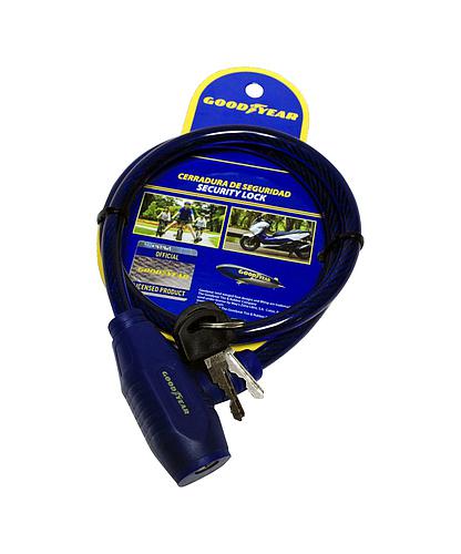 CABLE SEGURIDAD PARA BICICLETA GOODYEAR 991-85382