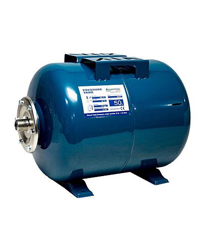 TANQUES DE PRESION AQUASTRONG PARA BOMBA 50 LT. / HORIZ. 50CT