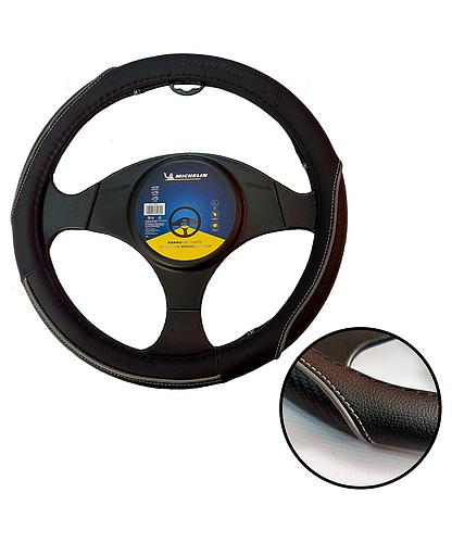 FORRO PARA TIMON AUTO MICHELIN NEGRO/GRIS ML-1004-G (DESC)