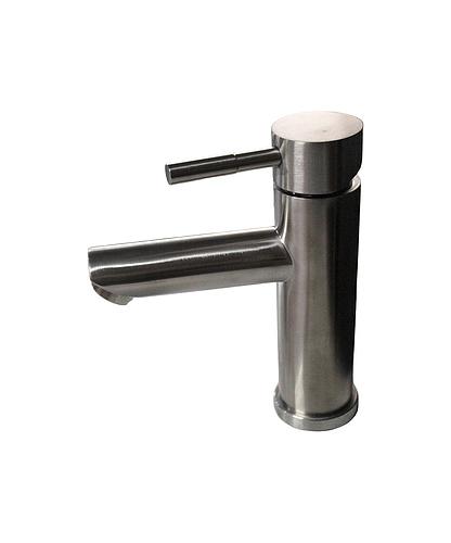 LLAVE PARA LAVABO ACERO INOXIDABLE CON TUBO ABASTO