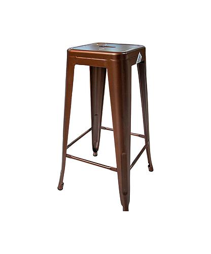 BANCO PARA BAR METAL 78CM COBRE BC-237-COP