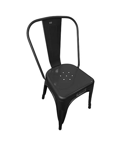 SILLA METALICA 85CM NEGRO CH-233-BLK