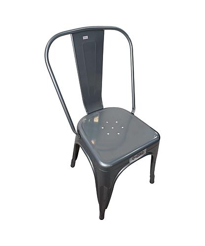 SILLA METALICA 85CM PLATA CH-235-SIL