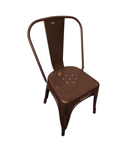 SILLA METALICA 85CM COBRE CH-236-COP