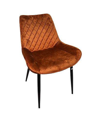 SILLA PARA SALA TERCIOPELO CAFE CON RESPALDO CH-851-BRWN
