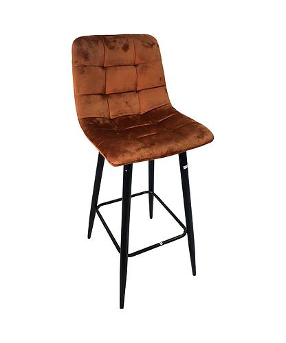 SILLA PARA BAR TERCIOPELO CAFE CH-870-BRWN