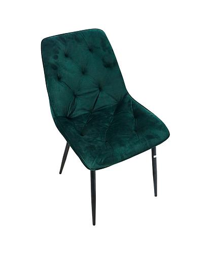 SILLA PARA SALA TERCIOPELO VERDE OSCURO CON RESPALDO CH-944-GREEN