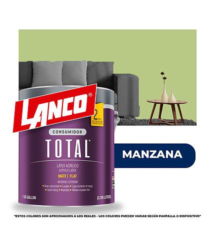 PINTURA TOTAL ACRILICA LATEX MANZANA GLN TL3477 (NC)