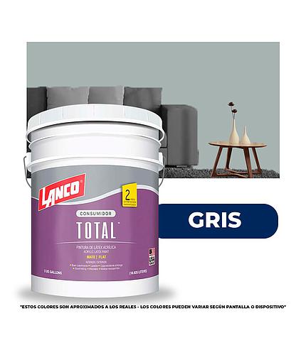 PINTURA TOTAL ACRILICA LATEX GRIS CUBETA TL3468 (NC)