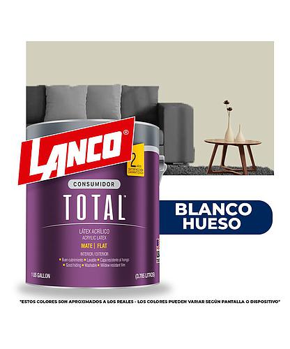PINTURA TOTAL ACRILICA LATEX BLANCO HUESO GLN TL1439 (NC)