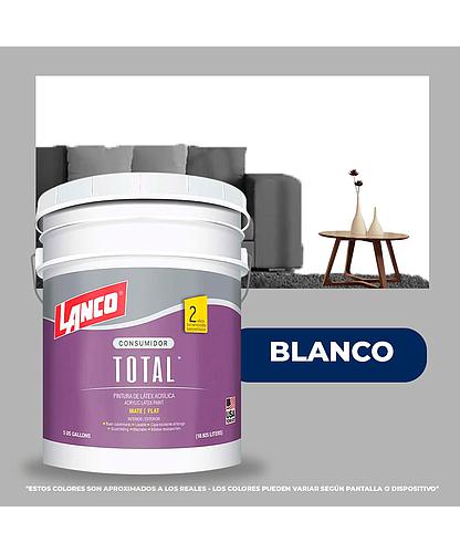 PINTURA TOTAL ACRILICA LATEX BLANCO CUBETA TL1435 (NC)