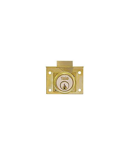CERRADURA PARA GAVETA LATONADA 22MM YALE 5151