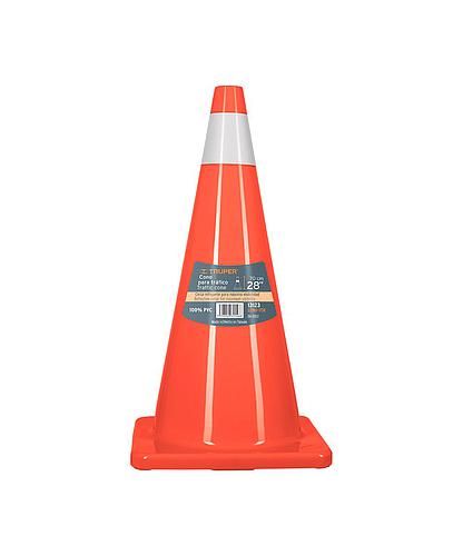 CONO PARA SEÑALIZ CON BANDA REFLEC. 70CMS TRUPER 13123