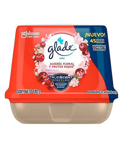 AROMATIZANTE GLADE CUBO FRUTOS ROJOS 180GR