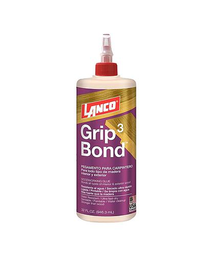 PEGAMENTO AMARILLO PARA CARPINTERIA GRIP BOND 3 - 1/4 GAL. LANCO