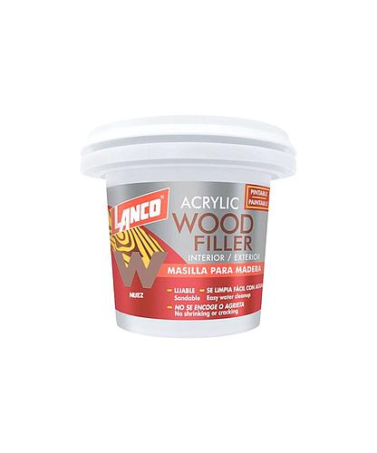 MASILLA ACRILICA PARA MADERA COLOR NOGAL 4OZ. LANCO WF829-8