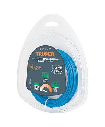 HILO PARA MOTOCHAPODADORA 1.6MM (15 MTS.) TRUPER 17605