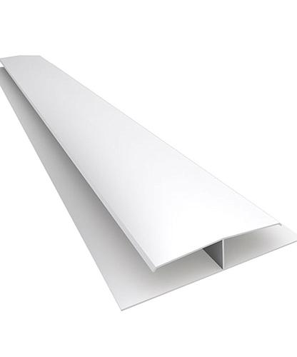 UNION H CIELO FALSO PVC H BLANCO MATE 001 5.95MTS (PIEZA)