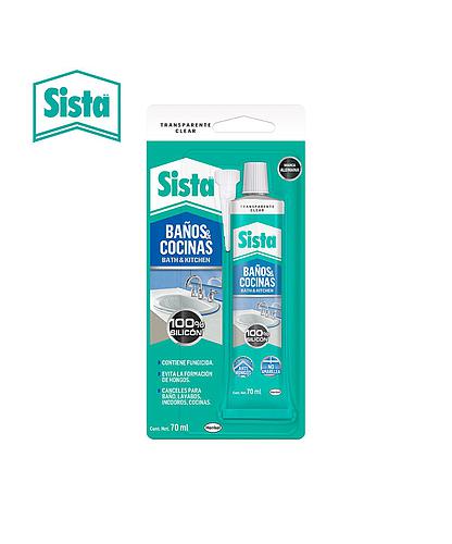 SELLADOR SILICON BAÑOS Y COCINA TRANSP. 70ML F101 SISTA