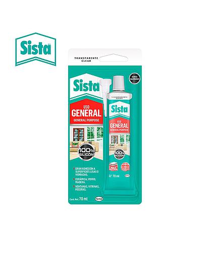 SELLADOR SILICON USO GENERAL TRANSP. 70ML F109 SISTA