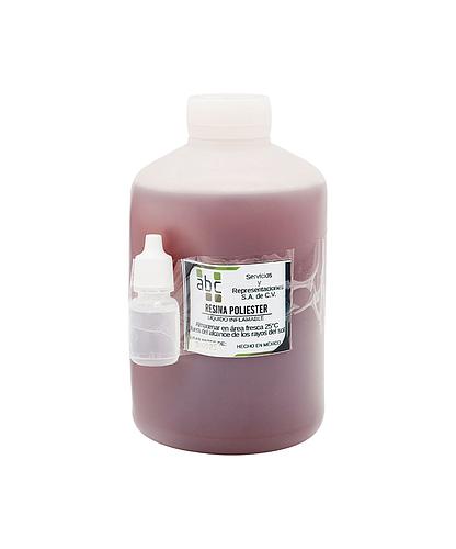 FIBRA DE VIDRIO RESINA CON CATALIZADOR 1/4