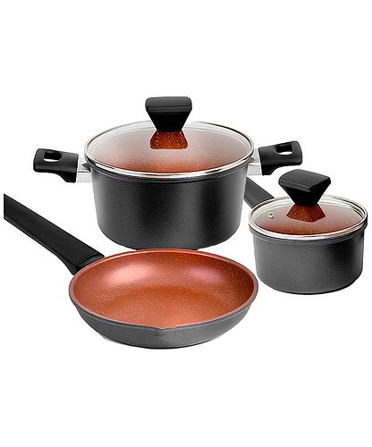 BATERIA COCINA METAL 5 PZS BGH-5PC-006