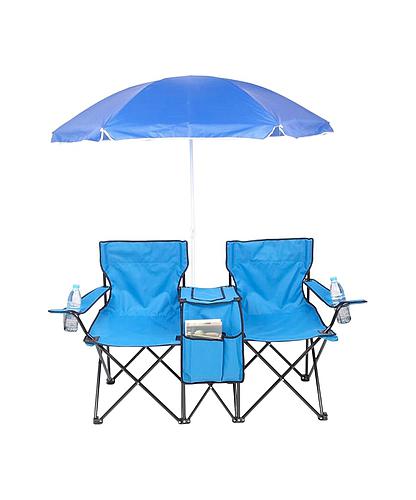 SILLA PLAYERA COMBO CON MESA Y SOMBRILLA CH-001