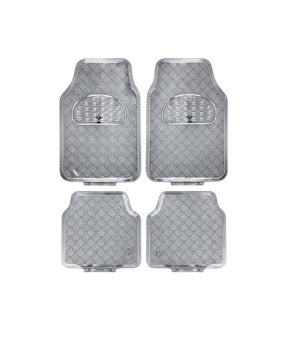 ALFOMBRA PARA AUTO PLASTICA METALICA 4 PZS CARBON 650122J1-CN