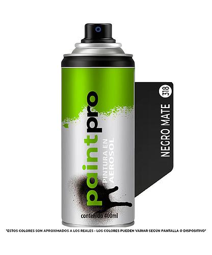 SPRAY PAINT PRO NEGRO MATE 4