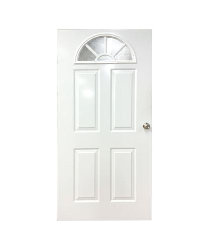 PUERTA METALICA INYECTADA MEDIO PUNTO 2X1 MTS. DER. SIN MOCHETA HECASA