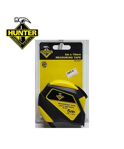 CINTA METRICA HUNTER 5 MTS X19 MM HM-2627