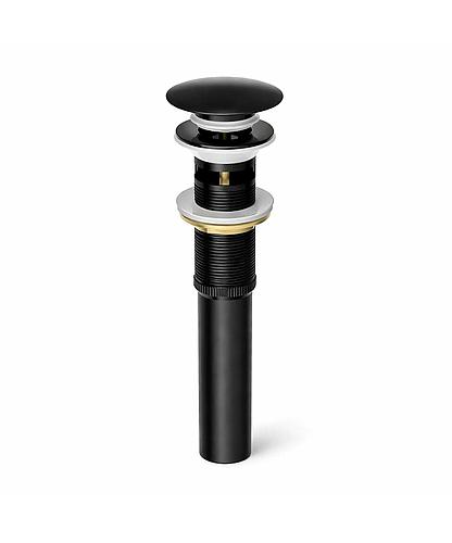 DESAGUE PARA LAVABO METALICO TIPO PUSH NEGRO MATE AQUAFINA A-BWZ-001P-BK