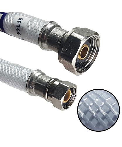TUBO ABASTO FLEXIBLE EASTMAN PARA LAVABO 1/2 X 3/8 X 20 PULG PVC 48911