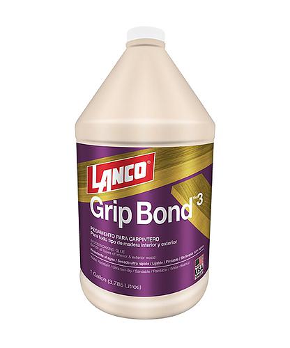 PEGAMENTO AMARILLO PARA CARPINTERIA GRIP BOND 3 - GAL. LANCO