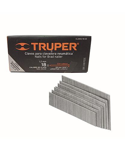 CLAVO PARA CLAVAD. NEUMAT. CALIBRE 18 1 PULG. (5000 PCS) TRUPER 18263