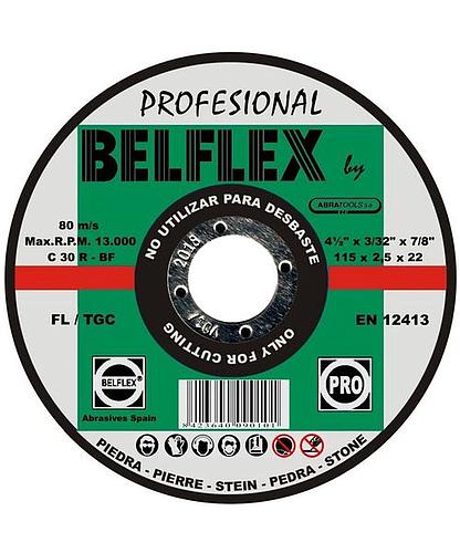 DISCO ABRAT. PARA MAMPOST.  3.0mm X 9 PULG   022303034