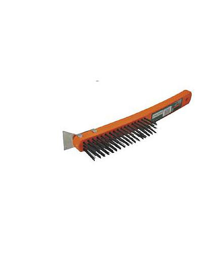 CEPILLO ALAMBRE 3X19 PLASTICO CON ESPATULA IMACASA 10474
