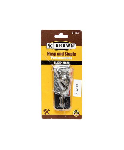 PORTA CANDADO NEGRO HEAVY DUTY 2 1/2 PULG BRBJ00250 (NC)