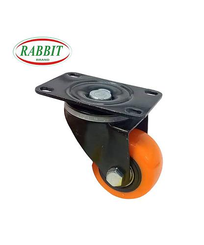 RUEDA NARANJA INDUST. GIRAT. SIN FRENO 1 1/2 BK-R001/RB-3316-1.5 NARANJA
