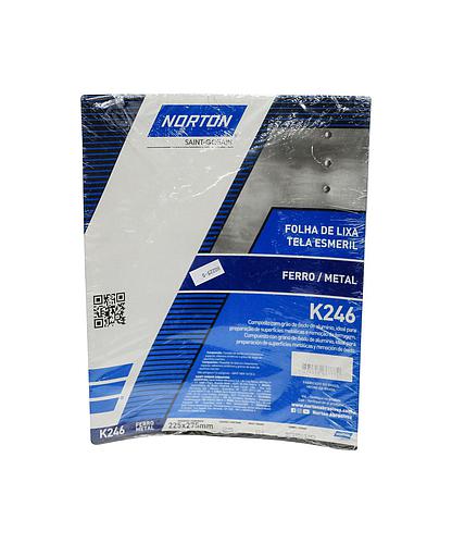 LIJA PARA HIERRO NORTON  K246  Nº 100