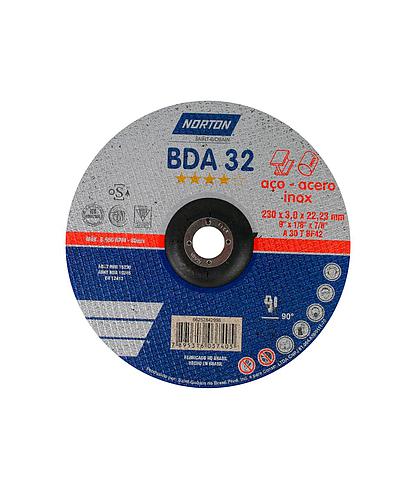 DISCO PARA METAL NORTON CONICO T42  3.0MM X 9 BNA32