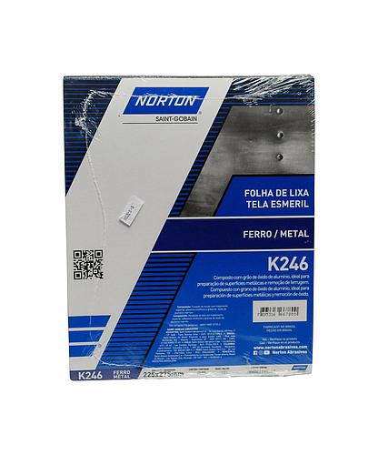 LIJA PARA HIERRO NORTON  K246  Nº 180