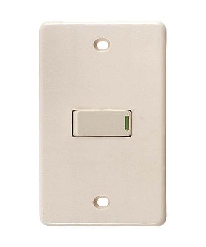 INTERRUPTOR SENCILLO CON PLACA 2160 MARFIL
