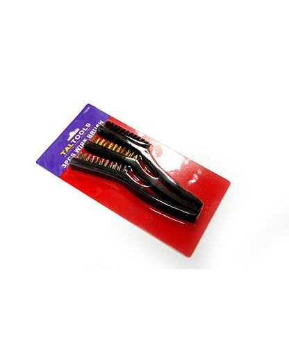 CEPILLO ALAMBRE CON MANGO SET 3PZS
