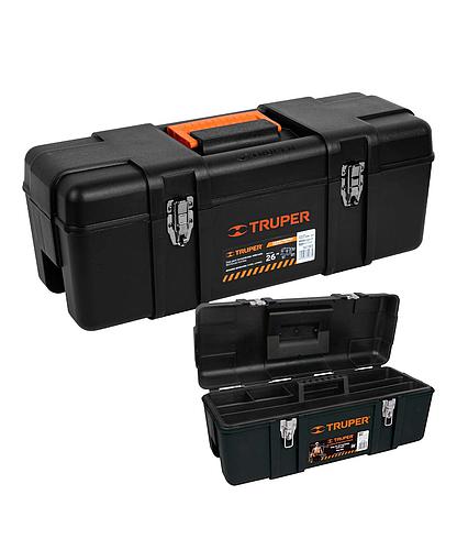CAJA PARA HERRAMIENTAS INDUSTRIAL CON COMPARTIMIENTOS 26 PULG. TRUPER 19882